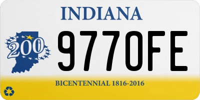 IN license plate 977OFE