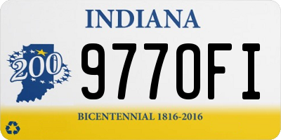 IN license plate 977OFI