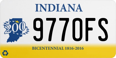 IN license plate 977OFS