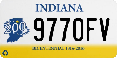 IN license plate 977OFV