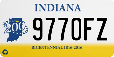 IN license plate 977OFZ