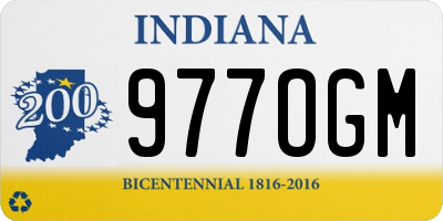 IN license plate 977OGM
