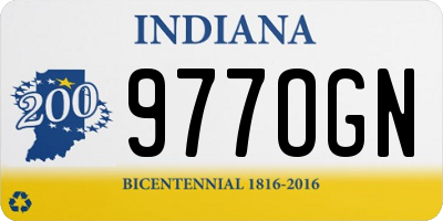 IN license plate 977OGN