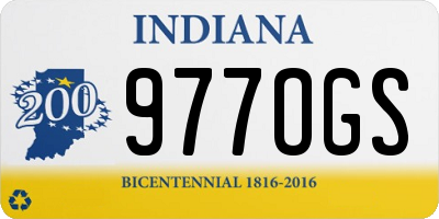 IN license plate 977OGS