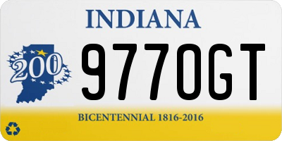 IN license plate 977OGT