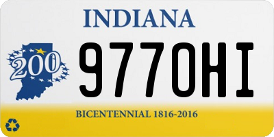 IN license plate 977OHI