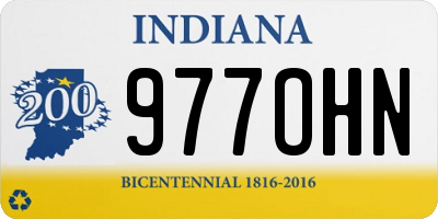IN license plate 977OHN