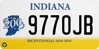 IN license plate 977OJB