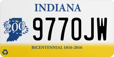 IN license plate 977OJW