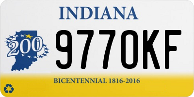 IN license plate 977OKF