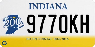 IN license plate 977OKH