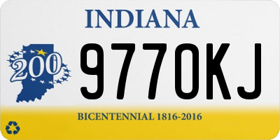 IN license plate 977OKJ