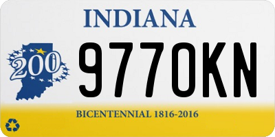 IN license plate 977OKN