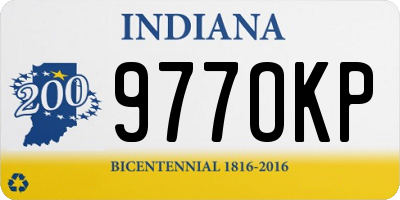 IN license plate 977OKP