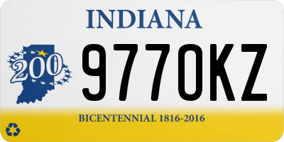 IN license plate 977OKZ