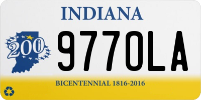 IN license plate 977OLA