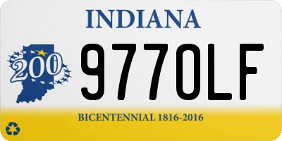 IN license plate 977OLF