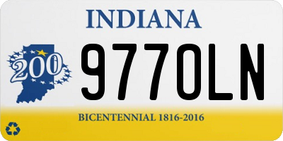 IN license plate 977OLN