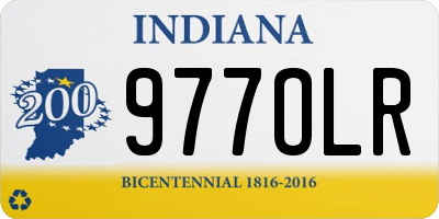 IN license plate 977OLR