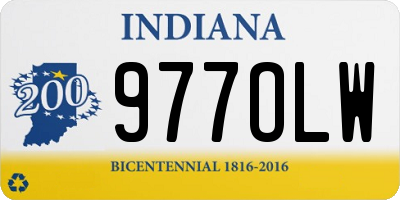 IN license plate 977OLW