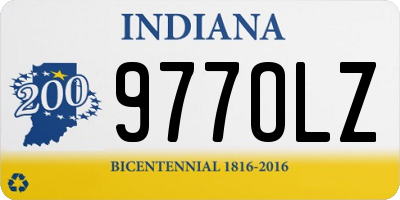 IN license plate 977OLZ