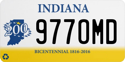 IN license plate 977OMD