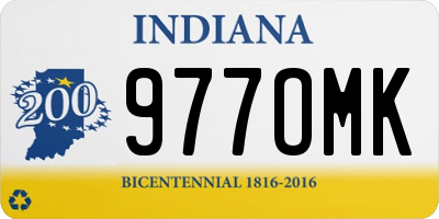 IN license plate 977OMK