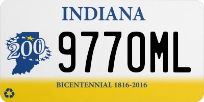 IN license plate 977OML