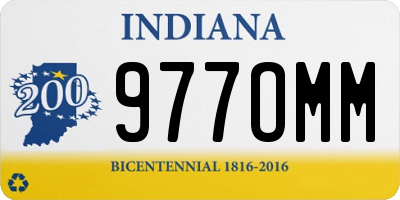 IN license plate 977OMM