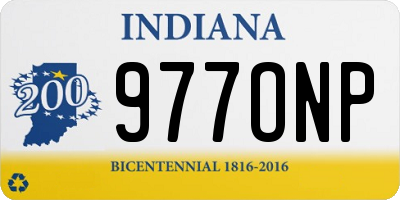 IN license plate 977ONP