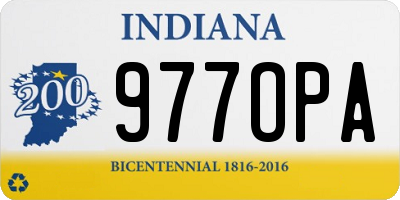 IN license plate 977OPA