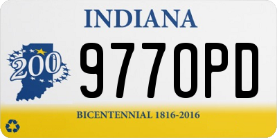 IN license plate 977OPD