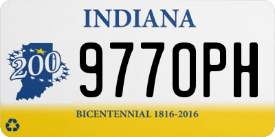 IN license plate 977OPH