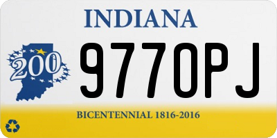 IN license plate 977OPJ