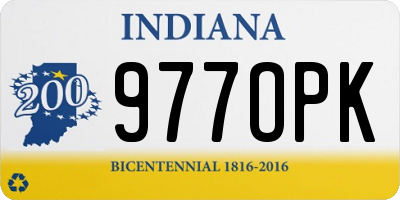 IN license plate 977OPK