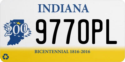 IN license plate 977OPL