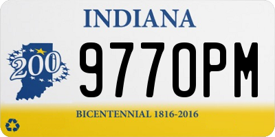 IN license plate 977OPM