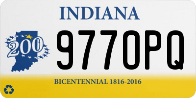IN license plate 977OPQ
