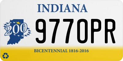 IN license plate 977OPR