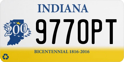IN license plate 977OPT