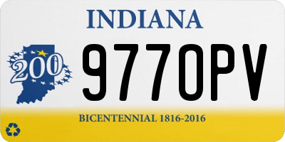 IN license plate 977OPV