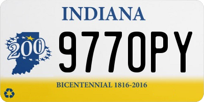 IN license plate 977OPY