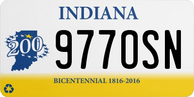 IN license plate 977OSN