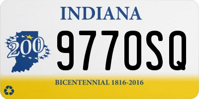 IN license plate 977OSQ