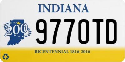 IN license plate 977OTD