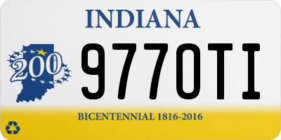 IN license plate 977OTI