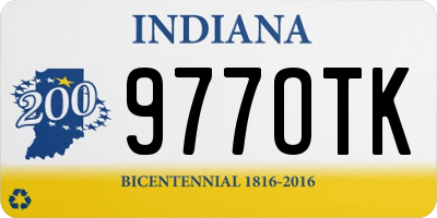 IN license plate 977OTK