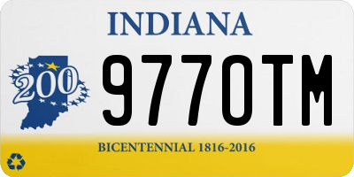 IN license plate 977OTM