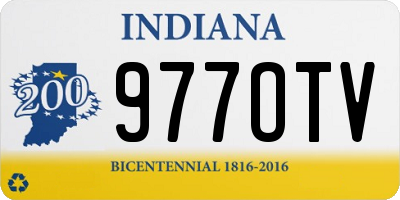 IN license plate 977OTV
