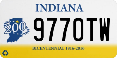 IN license plate 977OTW